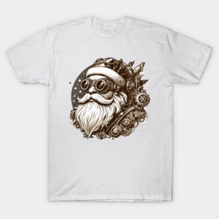 Gearhead Santa Steampunk T-Shirt